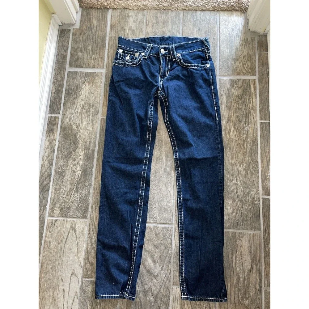 Mens True Religion Stright Slim Low Ris Flap Pocket 29